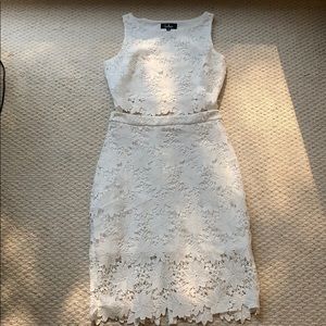 Two Piece Set White Lace